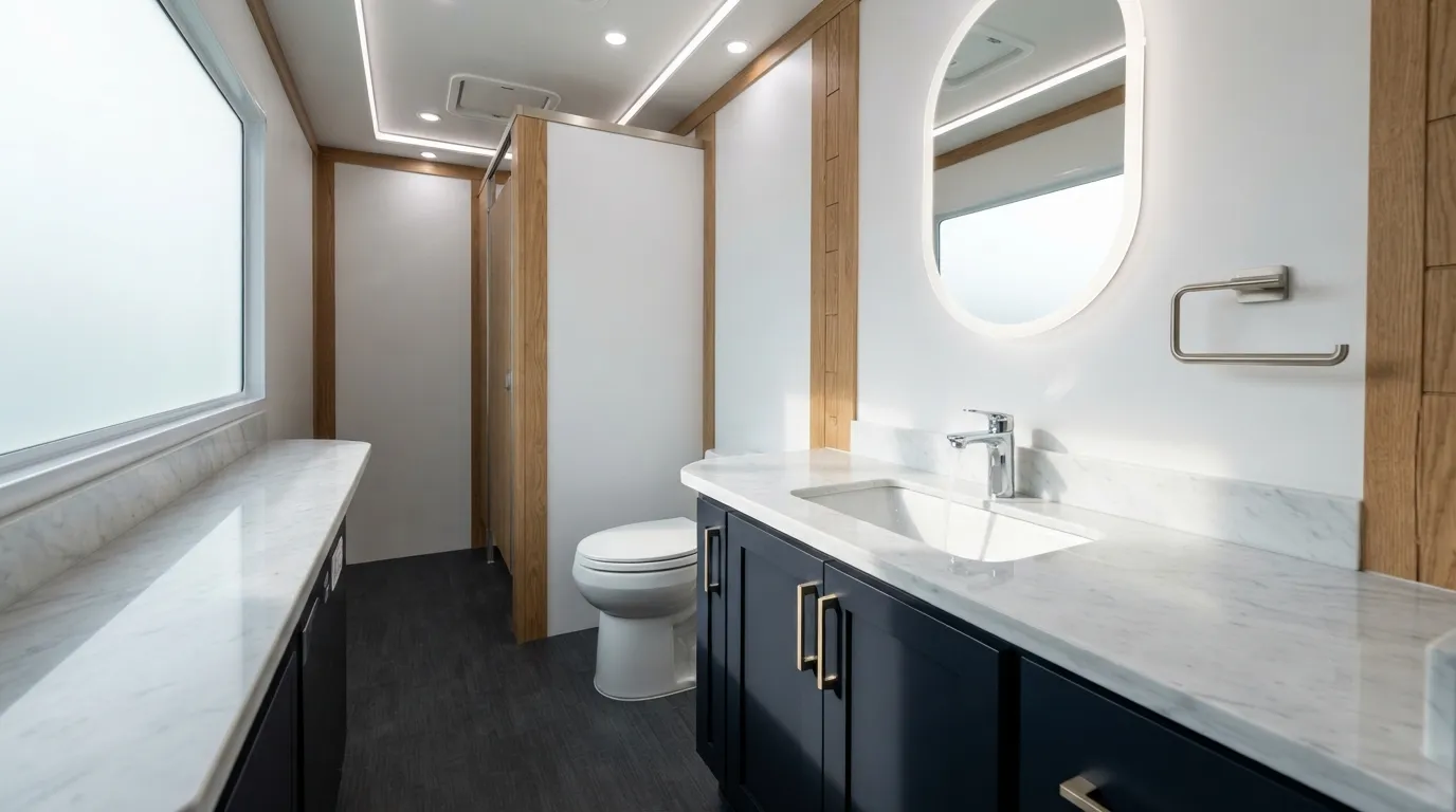 Luxury Restroom Trailer in North Port
